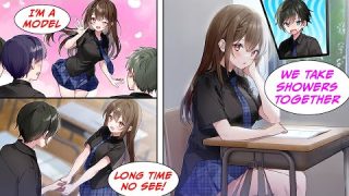 [Manga Dub] Model Transfer Student Catches Every Boy's Eye – "We Used to Bathe Together!" [RomCom]