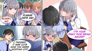 [Manga Dub] The girl who rejects every boy in class gets embarassed when I say she's cute and…