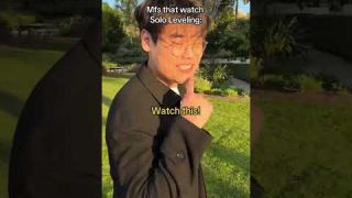 mfs who watch solo leveling 😭