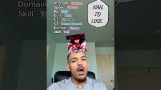 THE WEAKEST JUJUTSU SORCERER POSSIBLE 😭 #jujutsukaisen #jjk #anime #manga #sukuna #gojo