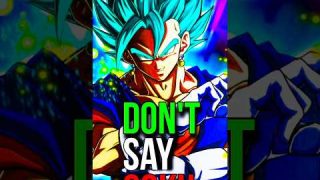 Why Doesn't Vegito Say Goku's Name? #anime #shorts #manga #goku #vegeta #vegito